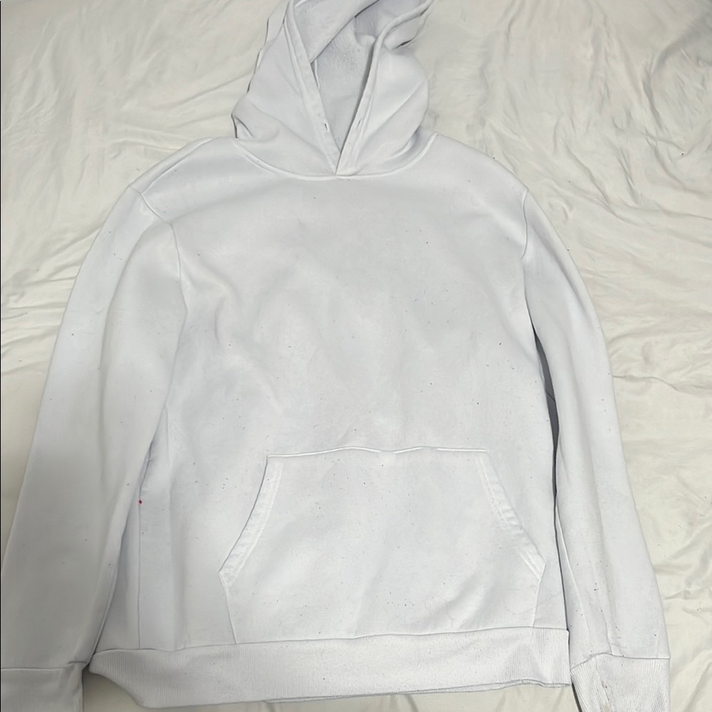 White Hoodie Sweater